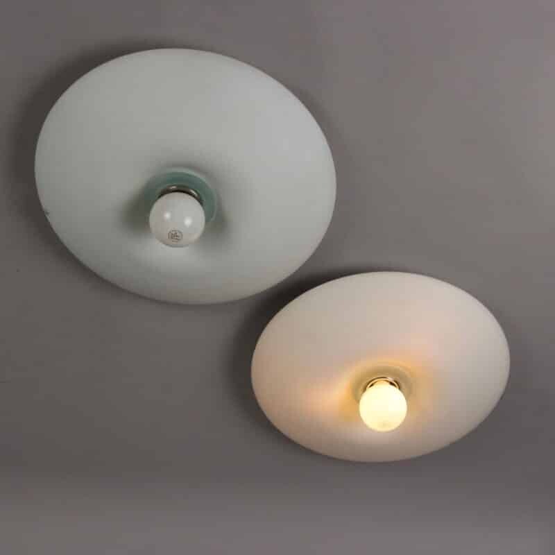 Lampade da soffitto in vetro di Murano Anni '90