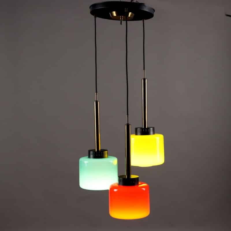 Lampada con Vetri Colorati Anni '60