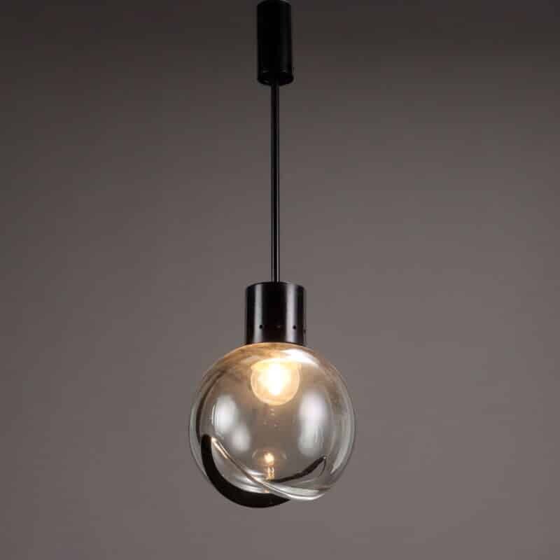 Lampada a sospensione anni '60 in stile minimal